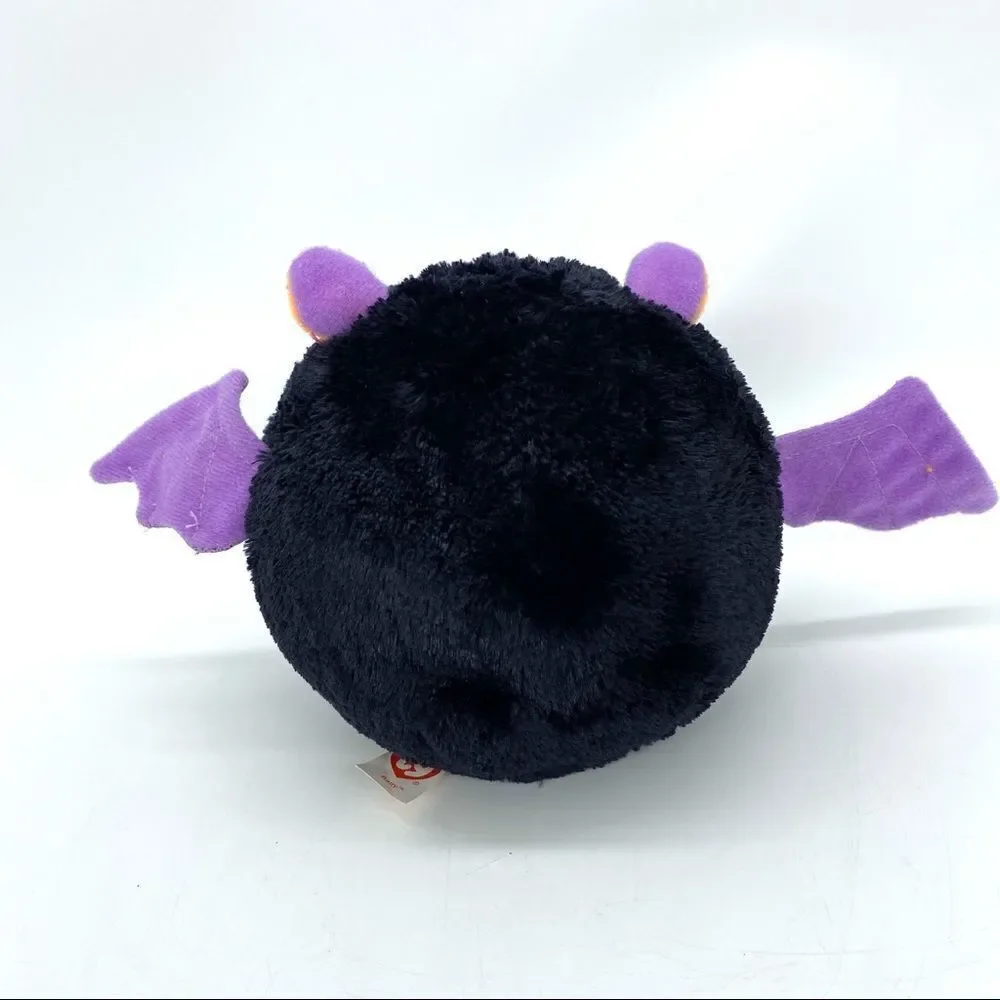 Ty Beanie Ballz Batty the Black Bat Halloween Plush